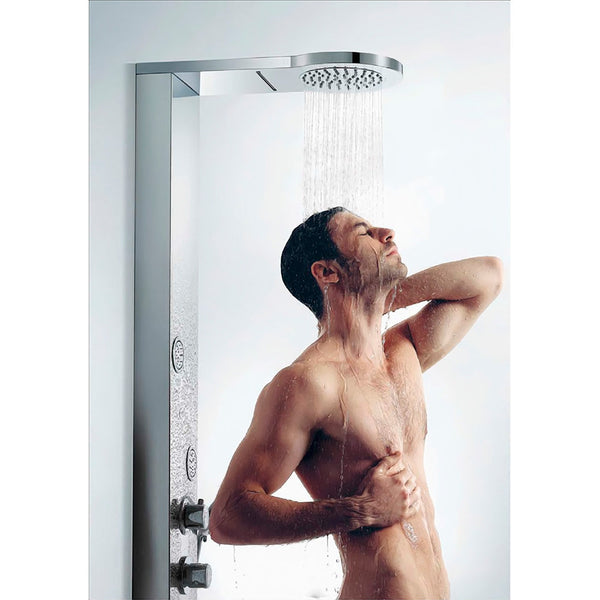 prezzo Colonne de Douche Multifonction Douchette Hydromassage Acier Brossé