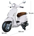Piaggio Vespa Primavera Elettrica 12V per Bambini Bianca