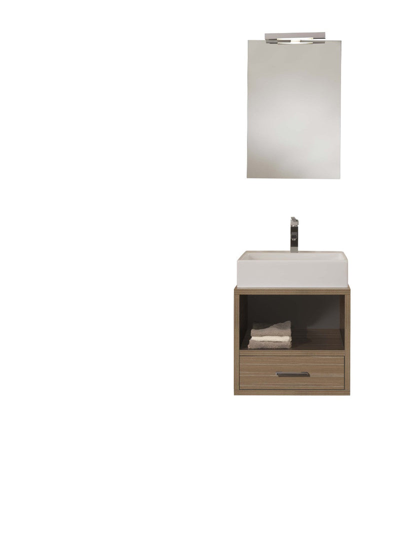 Mobile Bagno Sospeso 52cm TFT Giava Wood Cream