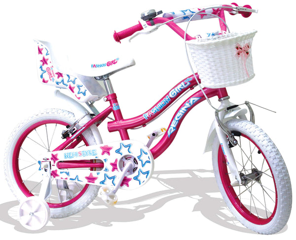 acquista Kidfun Regina Fashion Girl Fuchsia Vélo Fille 16" 2 Freins