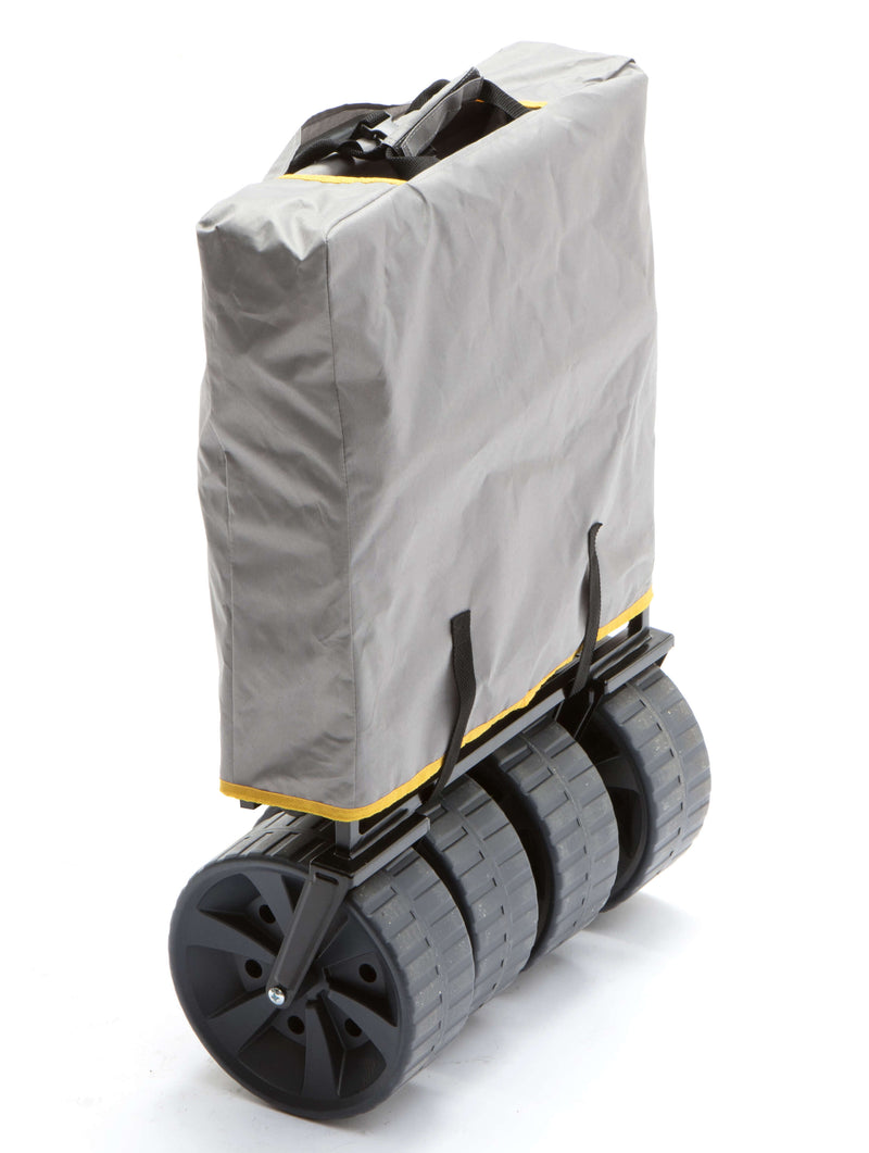 Carrello da Giardinaggio Pieghevole 92x55.5x62 in Acciaio con Manico Estensibile Taddei Garden Plus Grigio