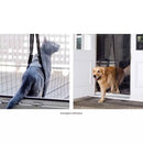 Tenda Zanzariera Magnetica 16 Magneti 130x220 cm Soriani Zanzibar Bianca