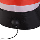 Babbo Natale Gonfiabile Luminoso con Luci LED 80x40x120 cm 