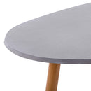 Tavolino con Base Cemento Ø 85x59 cm