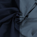 Copripiumino con Sacco e Federe in Tinta Unita Double Face Linea Zoe Blu Mare e Blu