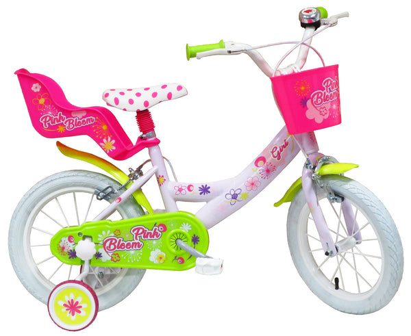 sconto Vélo Fille Pink Bloom 14" 2 Freins Rose