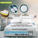 Coperta Termica Elettrica Matrimoniale 120W Kooper Pisola Bianca