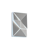 Applique da Interno a LED in Plastica Alluminio Spazzolato