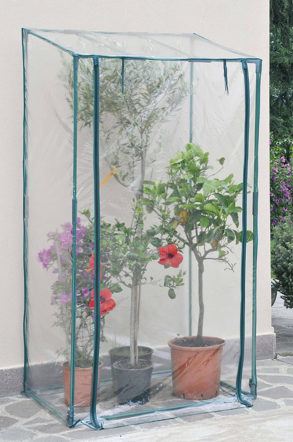 Serre de jardin en acier avec tissu vert Bougainvillea Rama prezzo