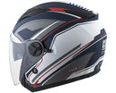 Casco Jet per Scooter Visiera Lunga CGM Phoenix 130G Blu Opaco