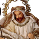 Natività tessuto oro con re magi cm xh35,5