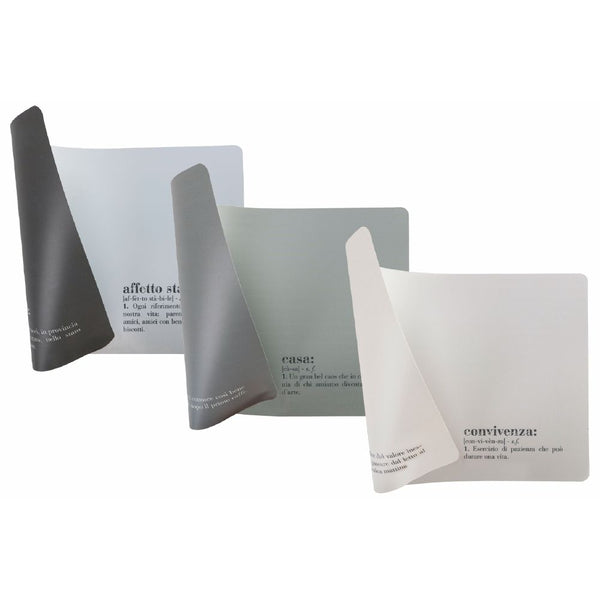 Set 6 Sets de Table Double Face 45x30x0,5 cm en PVC Villa D'este Home Tivoli sconto