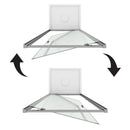 Porta Parete Doccia 1 Anta Battente In Cristallo Opaco 6mm H185 Fosterberg Koge Varie Misure