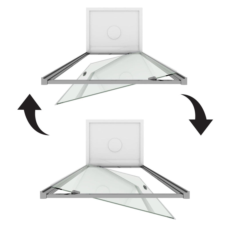 Porta Parete Doccia 1 Anta Battente In Cristallo Opaco 6mm H185 Fosterberg Koge Varie Misure