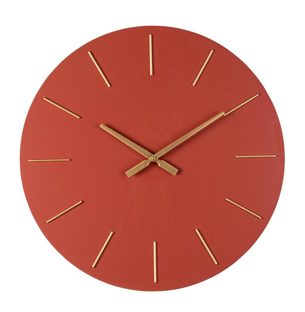 Orologio da Parete Ø60x5 cm in Legno TimeLine Mattone acquista