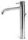 Mitigeur Lavabo Haut Monocommande Inox Poignée Anthracite