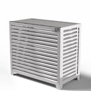 Cover Pompa di Calore 105x65x150 cm a Terra Indipendente Big Blade VL Bianco 