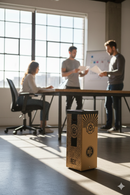 Pattumiera Per Raccolta Rifiuti 28x28xh70 cm in Cartone Con Stampa Grafica Rifiuto Misto Beige