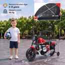 Moto Elettrica per Bambini 3-8 Anni 12 V BMW R18 125x62x83 cm con Batteria al Litio e Rotelle Rimovibili in PP Rossa      