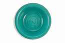 Set 6 Piatti Fondi Ø21,5x5,5 cm in Gres Villa d'Este Home Tivoli Baita Turchesi