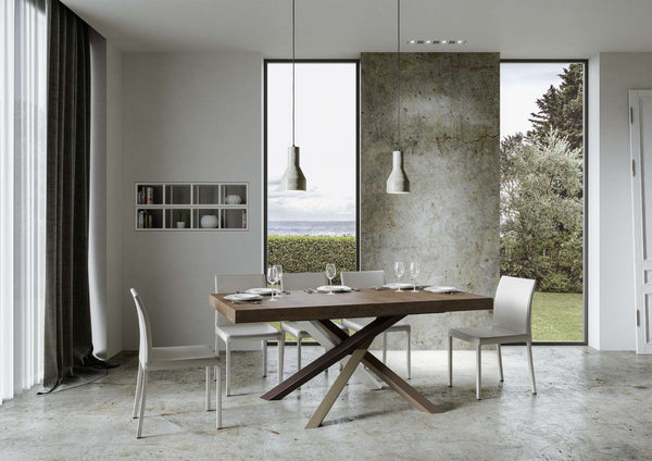 Tavolo 180x90x77 cm Volantis Fix Noce online