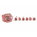 Set 14 Palle di Natale Ø7,5 cm in Polyfoam con Box Rudolf