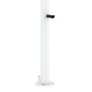 Doccia da Giardino in Alluminio Soffione I-switch Quadrato con Termometro LCD Sined Luna Alu Bianco 