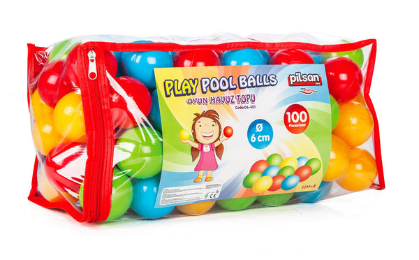 Lot de 100 boules colorées pour piscines et abris enfants sconto