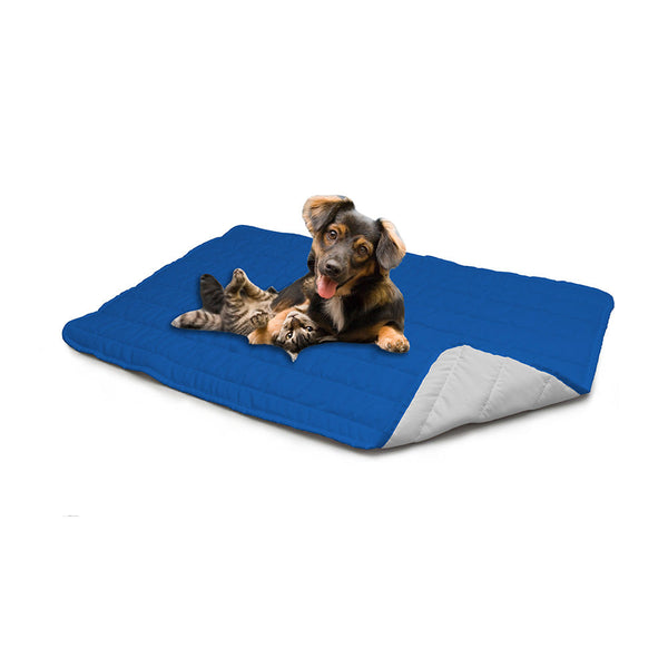 Tapis rembourré pour Chiens Chats Réversible royal/gris clair prezzo