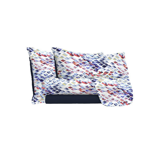 sconto Ensemble de draps avec impression dessus et dessous et taies d'oreiller Lena différentes tailles