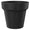 Vase Ø115x105 cm en résine Arkema POT M Anthracite