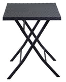 Set Tavolo e 2 Sedie Pieghevoli da Giardino in Ferro Spokane 