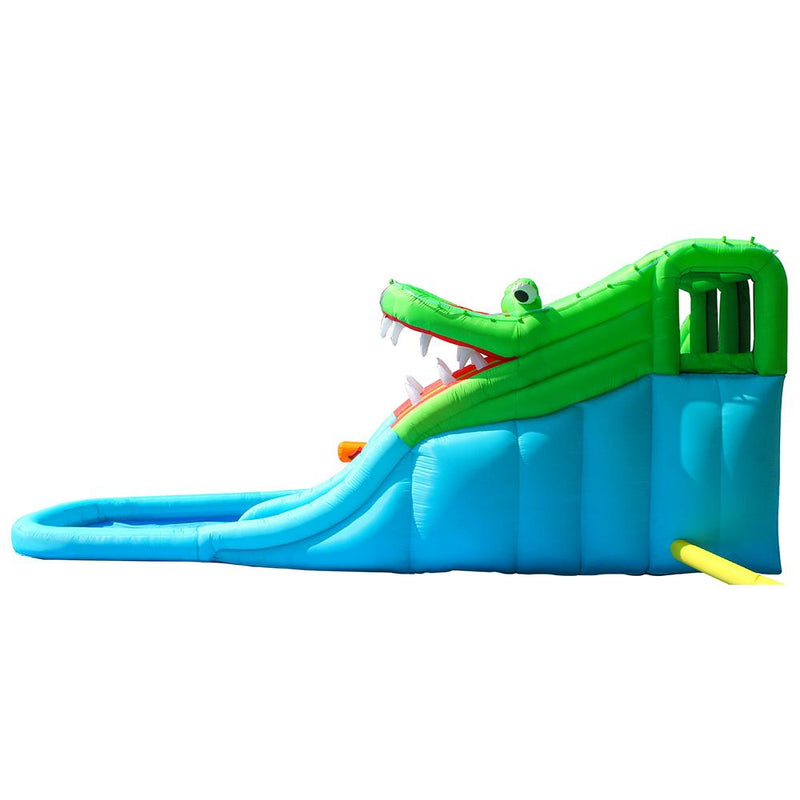 Castello Giostra Gonfiabile Mr. Coccodrillo con Pompa Inclusa Happy Hop