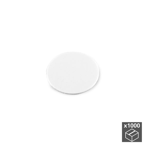 sconto Emuca Bouchons obturateurs adhésifs 13 mm Blanc 1 000 pièces