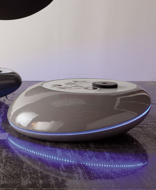 Table Basse en Résine avec Led/Bol Haut en Verre Led online