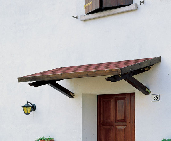 prezzo Kit Abri Fini en "S" Couleur Noyer en Pin Suédois 225X112X64