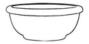 Vaso Ø50x22 cm in Polietilene Tulli Ciotola Castello Classic 50 Anticato