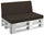 Coussins pour Palettes 120x80 cm Assise et Dossier en Simili Cuir Marron Mariotti Reforma