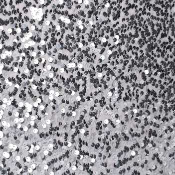 Copri base albero tessuto pieghevole argento double face esagonale cm Ø68xh25