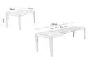 Tavolo Allungabile 156/316x90x76 cm in Melaminico Big Grigio