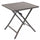 Table Alabama 70x70x73 h cm en aluminium taupe