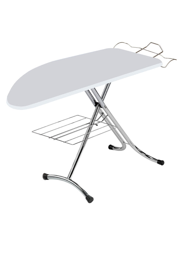 online Asse da Stiro Confort Profi 125x48 cm con Supporto per Caldaia Estraibile e Ripiano In Acciaio