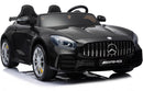 Macchina Elettrica per Bambini 2 Posti 24V con Licenza Mercedes GTR AMG Nera
