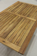 Tavolo da Giardino Rettangolare in Legno di Acacia Soriani Bali