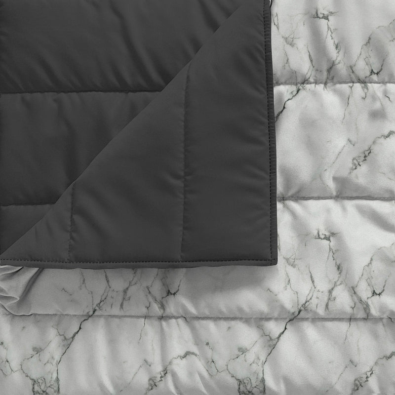 Trapuntino Estivo 100gr con Stampa in Microfibra Marble Varie Misure