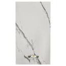 Pensile Cucina con Anta a Ribalta 40x32x72 cm in Legno Bianco Effetto Marmo      