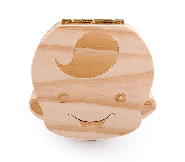 sconto Boîte en bois pour dents de lait pour garçon