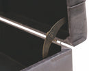 Panca Contenitore 121x51x47 cm in Velluto Soriani Grigio
