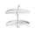 Panier Pivotant Ø65 cm pour Meuble de Cuisine 80 cm en Plastique Blanc Emuca