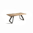 Tavolo Fisso 160x90x76 cm in Rovere Impiallacciato Bridge Naturale